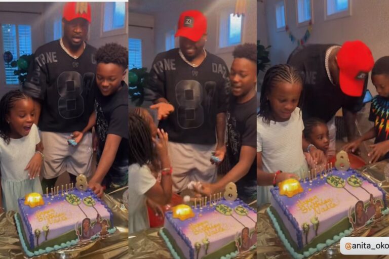 A cute moment Paul's twins are given cash, bikes, and other gifts by Peter Okoye as a surprise on their eighth birthday. (Visual) 3 Adorable video of Peter Okoye surprising Pauls twins on their 8th birthday Kemi Filani blog min 768×512 — A cute moment