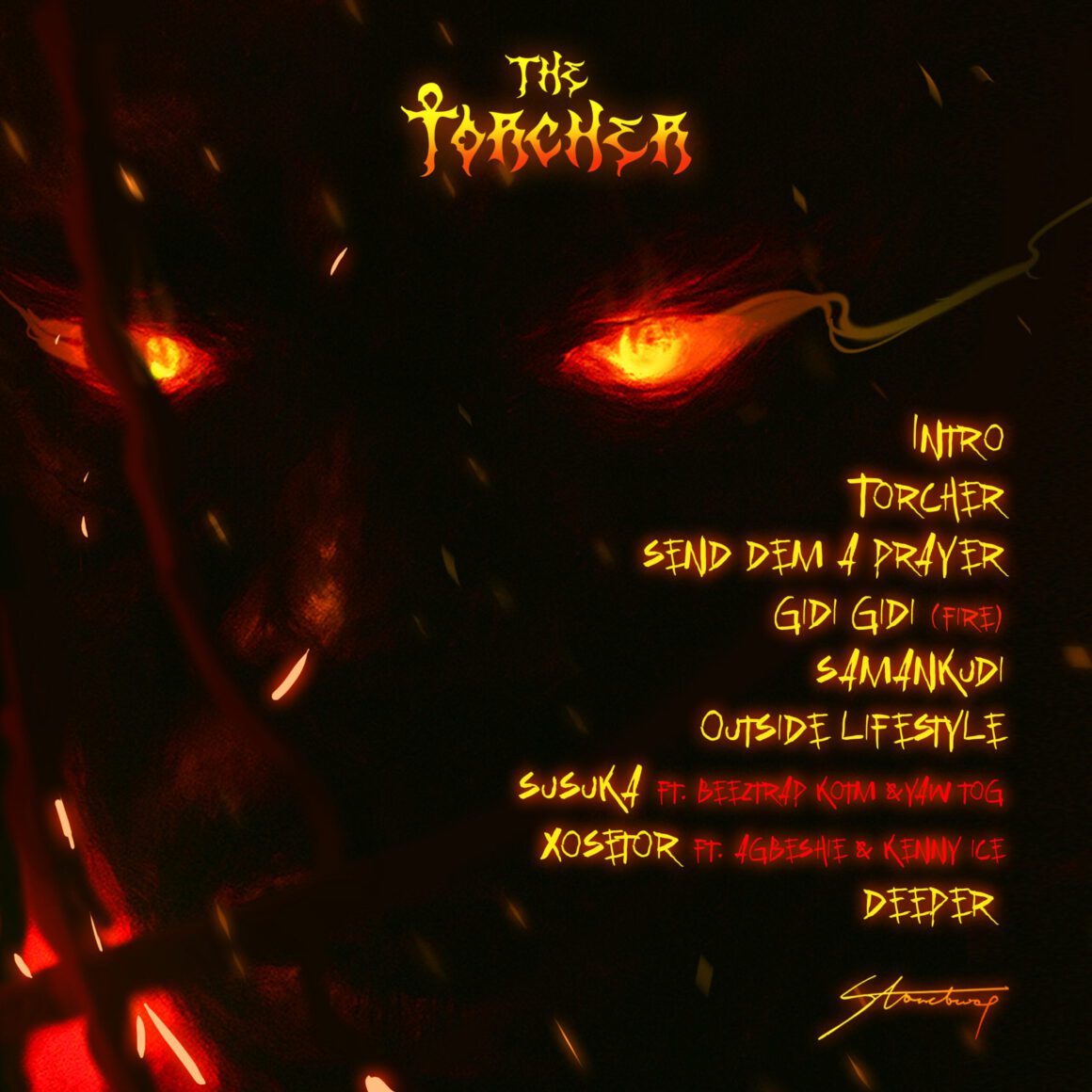 Stonebwoy – THE TORCHER EP | Afro-Dancehall Fire 2025 2 torcher back cover scaled