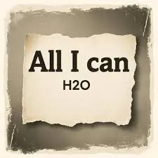 H2O – All I Can 1 h2o all i can