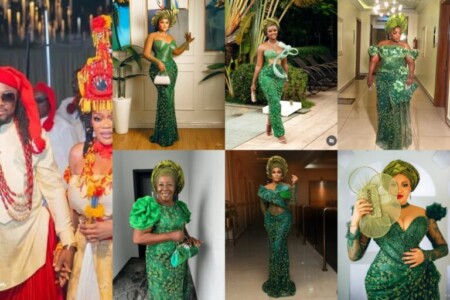 Patience Ozokwo, Queen Nwokoye Lead Nollywood Stars at Eve Esin’s Wedding in Uyo (Photos) 10 patience ozokwo empress njamah others at eve esins wedding kemi filani blog min 768x512