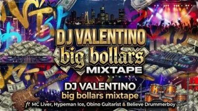 dj valentino big bollars mixtape ft mc liver hypeman iceobino guitarist believe drummerboy 768x429