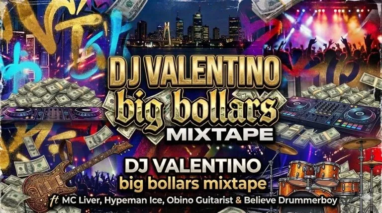 dj valentino big bollars mixtape ft mc liver hypeman iceobino guitarist believe drummerboy 768x429