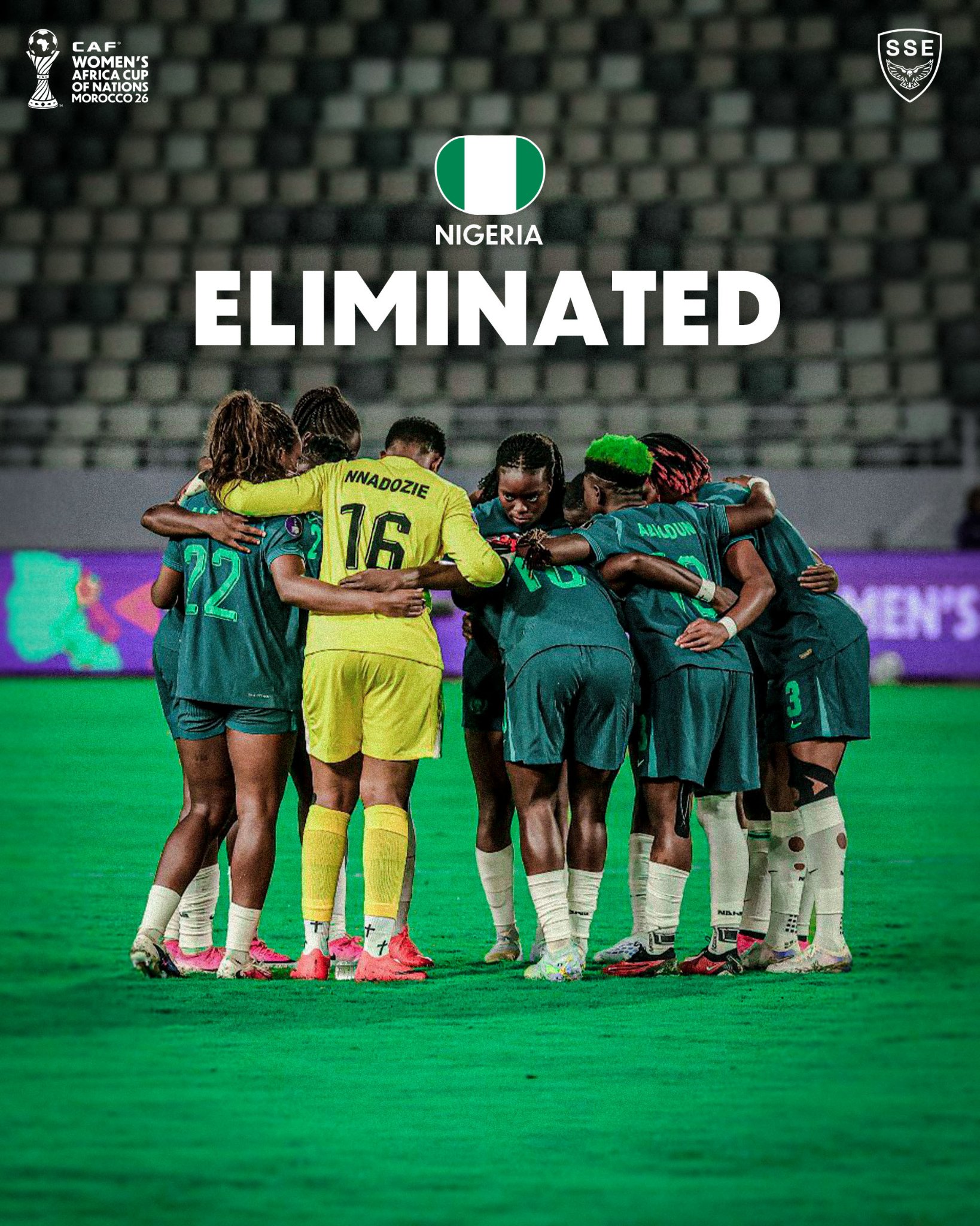 HPTXNAGWoAA3nsQ 1786304934 — Super Falcons of Nigeria lose automatic World Cup ticket after 1 0 defeat to Cameroon in WAFCON