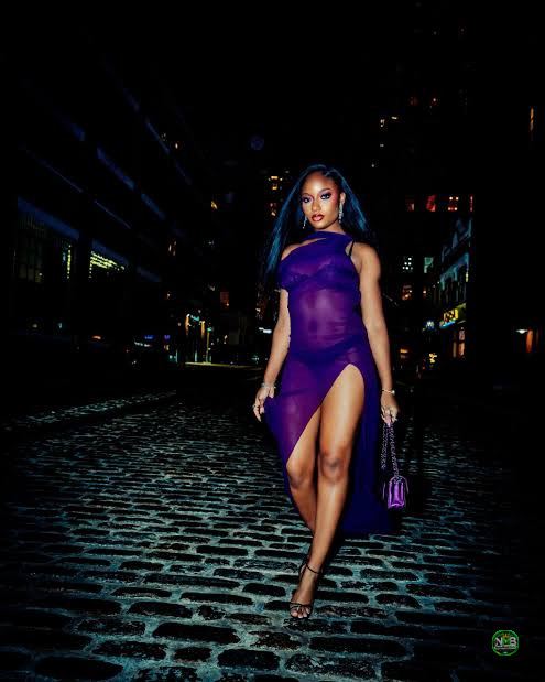 Ayra Starr Stuns in Purple LaQuan Smith Look at NYFW 4 Ayra Starr Stuns in Purple LaQuan Smith Look at NYFW image