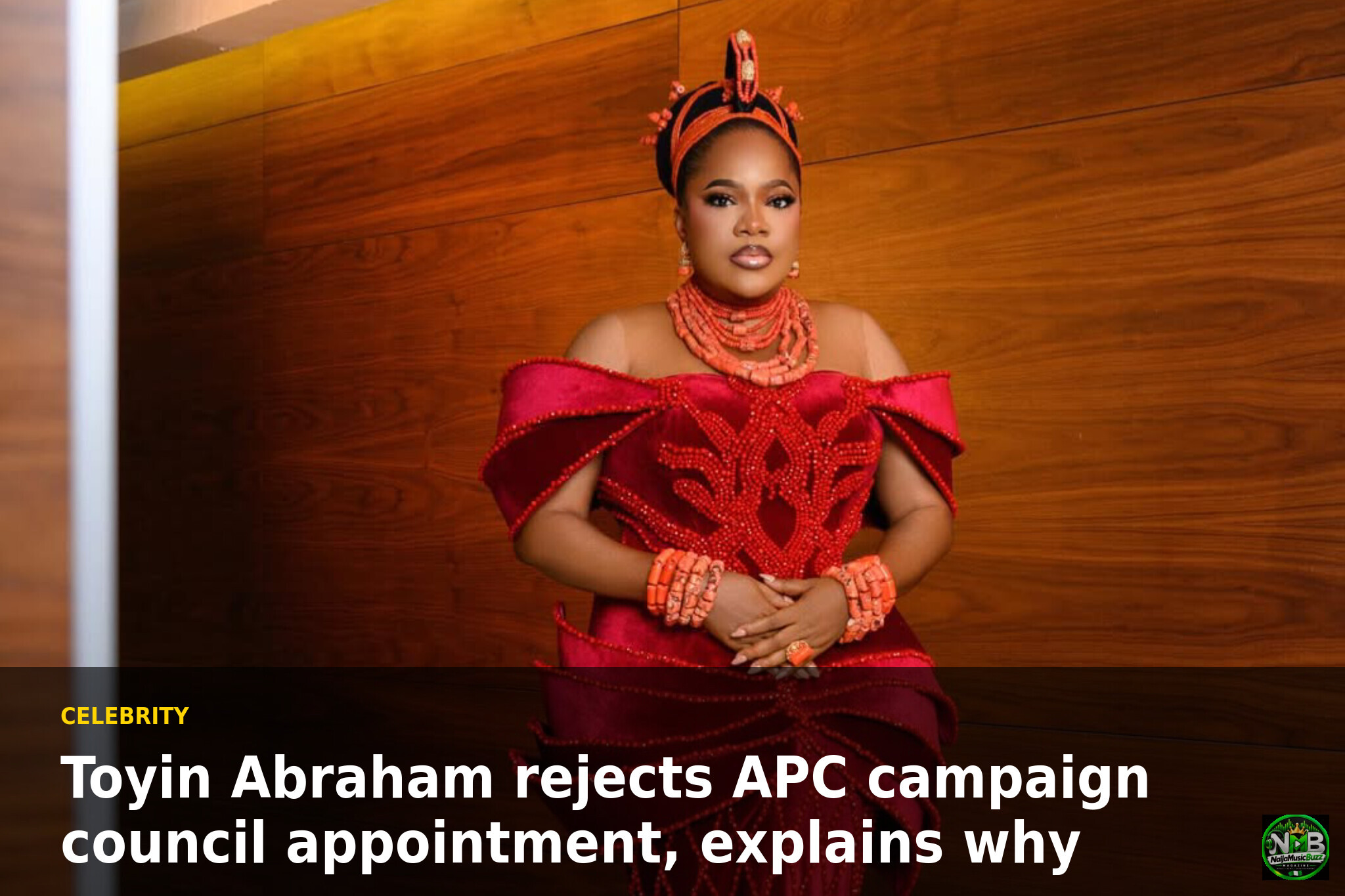 Toyin Abraham rejects APC campaign council appointment, explains why 1 Toyin Abraham rejects APC campaign council appointment, explains why image
