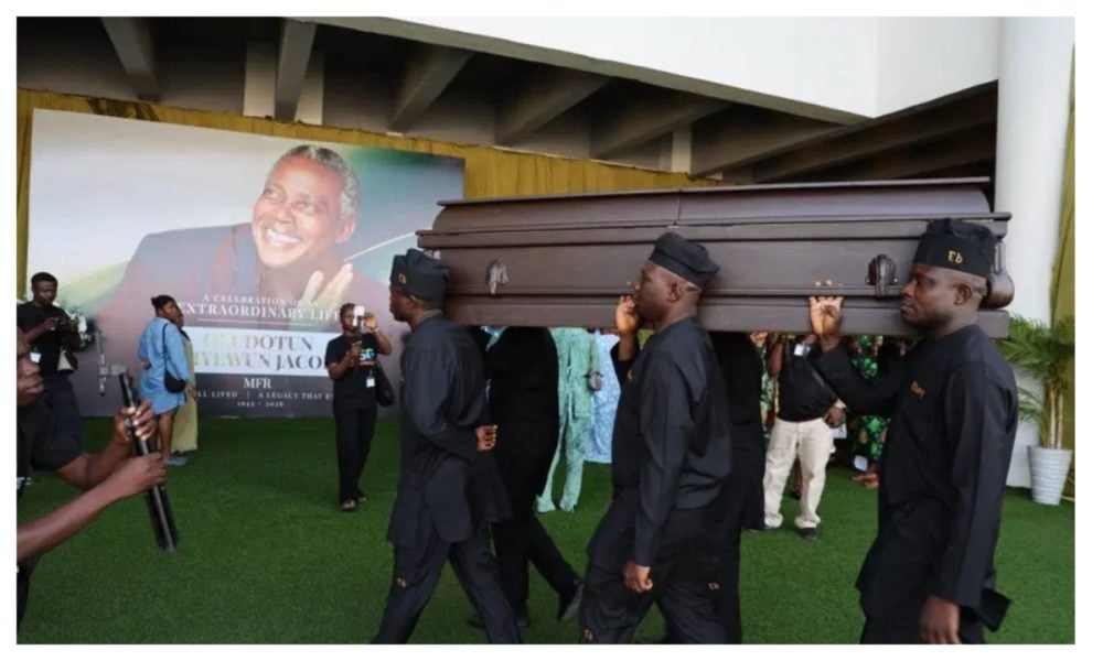 Olu Jacobs Laid to Rest in Lagos | Funeral Video 1 Olu Jacobs Laid to Rest in Lagos | Funeral Video